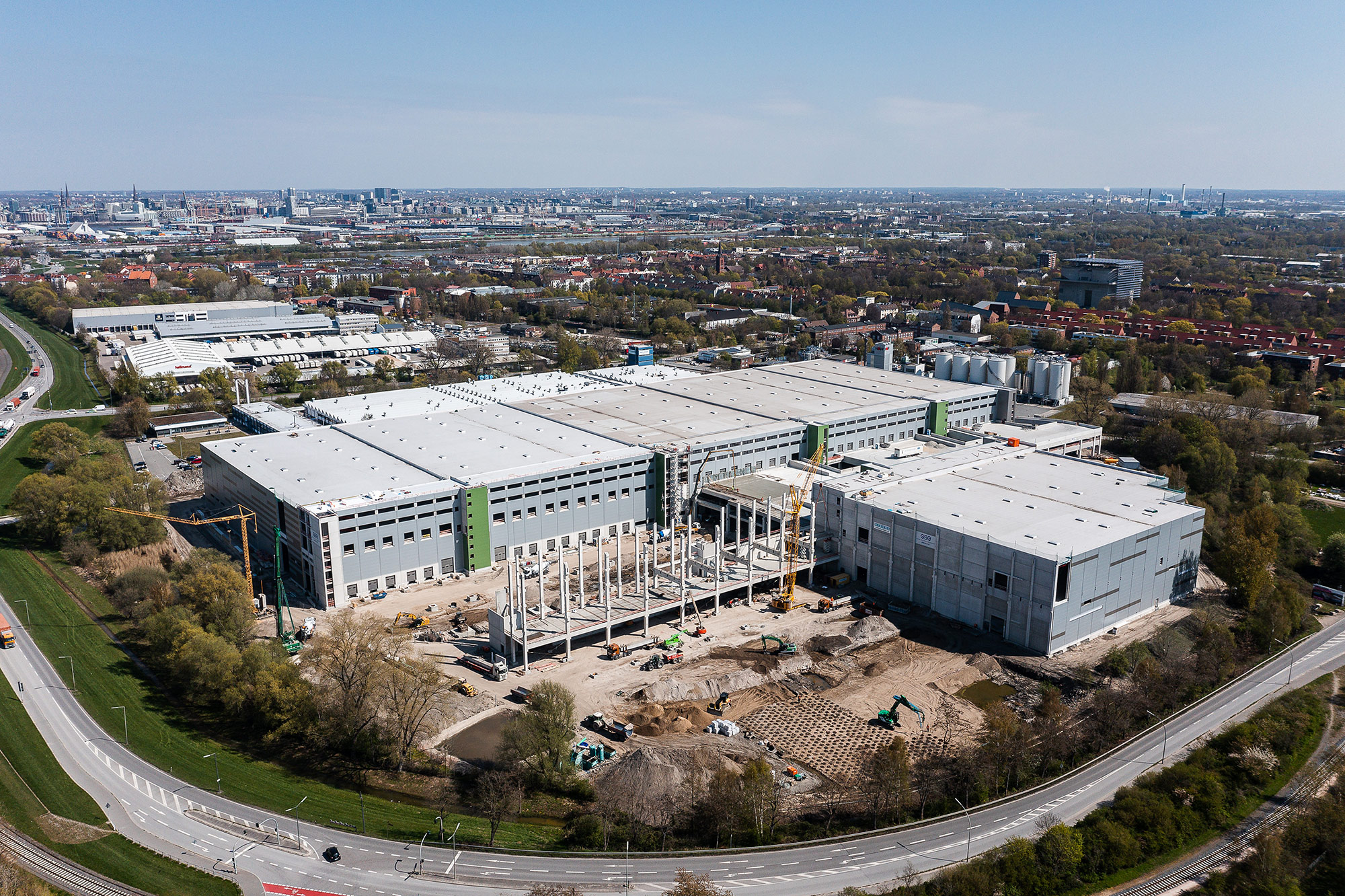 Logistics property of a new dimension:  GSE builds Mach2 for Four Parx in Hamburg